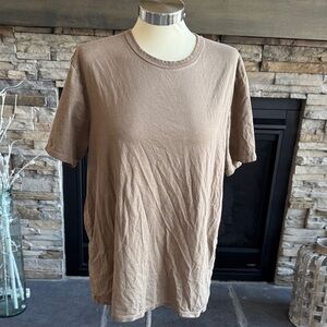 lululemon athletica Tan Short Sleeve Top